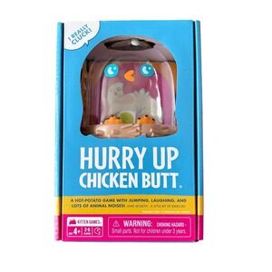Hurry Up Chicken Butt Hot Potato Party Game Kitten Games Fun Family Game NWT
